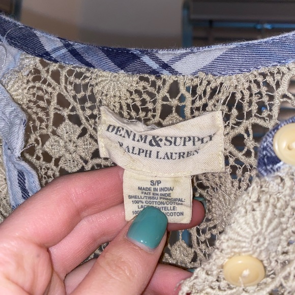 Ralph Lauren Denim & Supply Lace Flannel - Picture 3 of 4